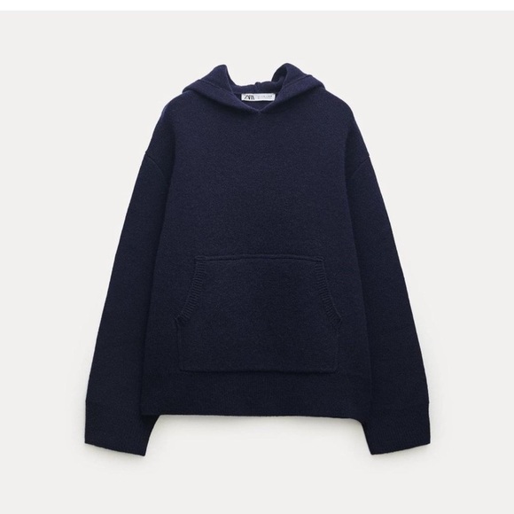 Zara Navy Blue Women's Sweater - Picture 9 of 9